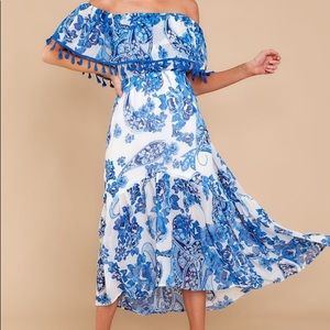 Neverworn offtheshoulder dress Red Dress Boutique